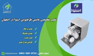 نمایندگی تعمیر ظرفشویی اسنوا اصفهان