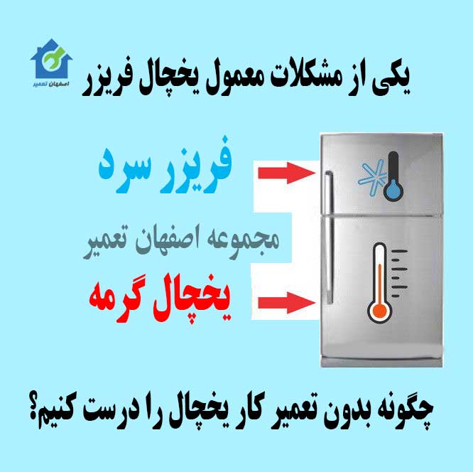 یخچال گرمه فریزر سرد
