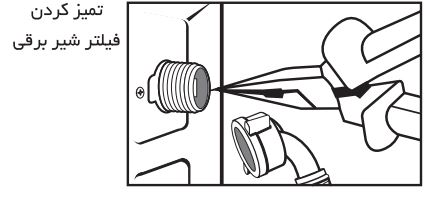 تمیز کردن فیلتر شیربرقی آبسال