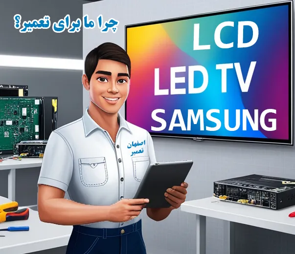 چرا ما برای تعمیر تلویزیون سامسونگ در اصفهان