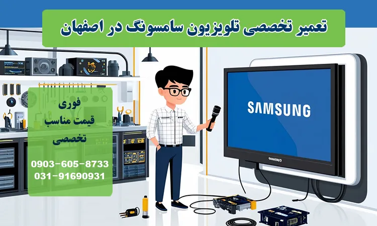 مرکز تعمیرات تلویزیون سامسونگ اصفهان