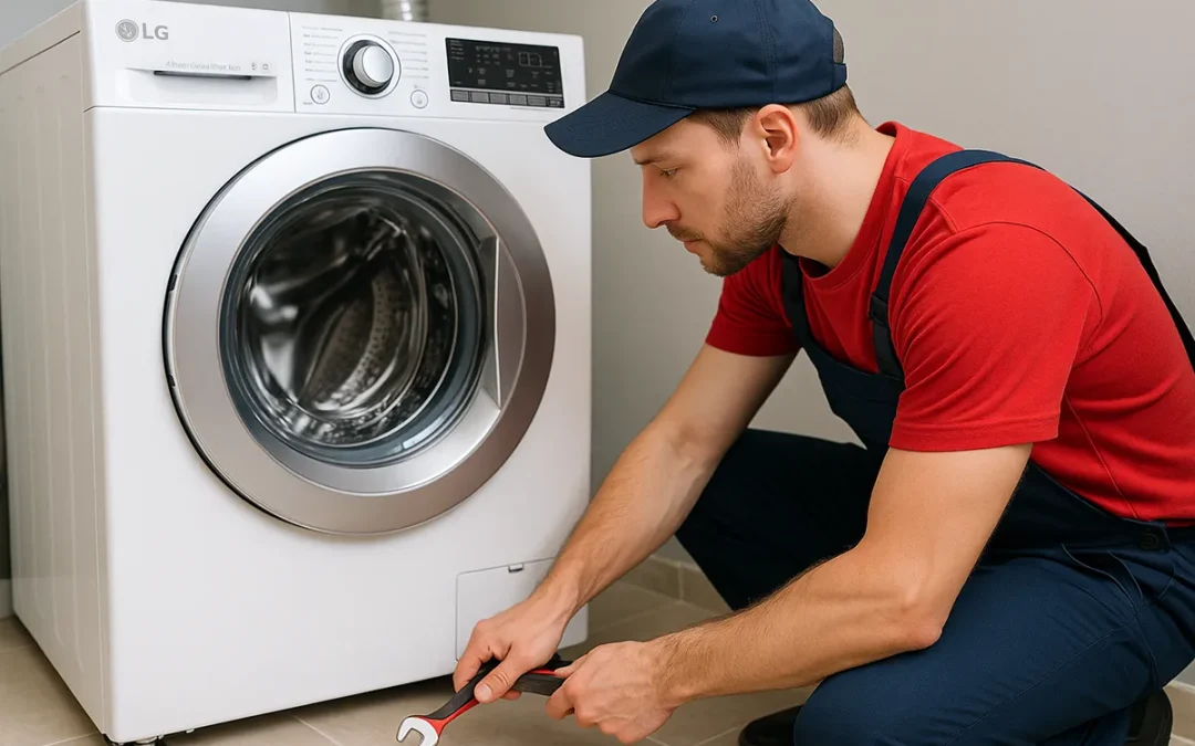 آموزش طریقه نصب ماشین لباسشویی ال جی