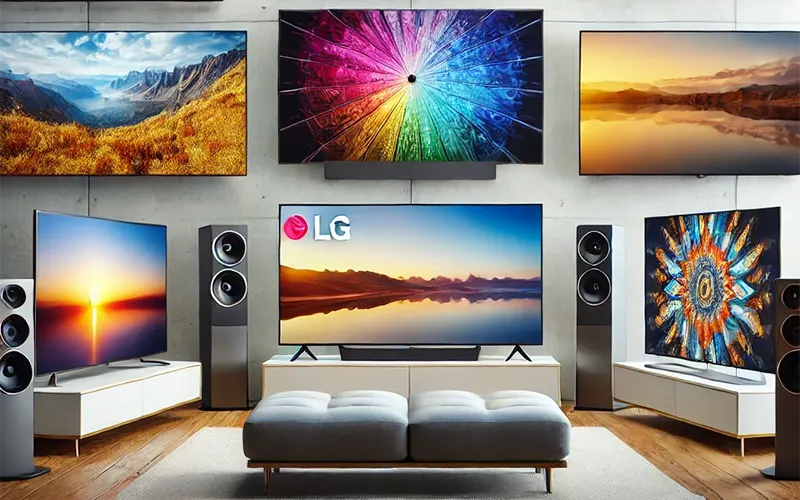 تعمیر مدلهای مختلف تلویزیون ال جی (OLED، LED، LCD)